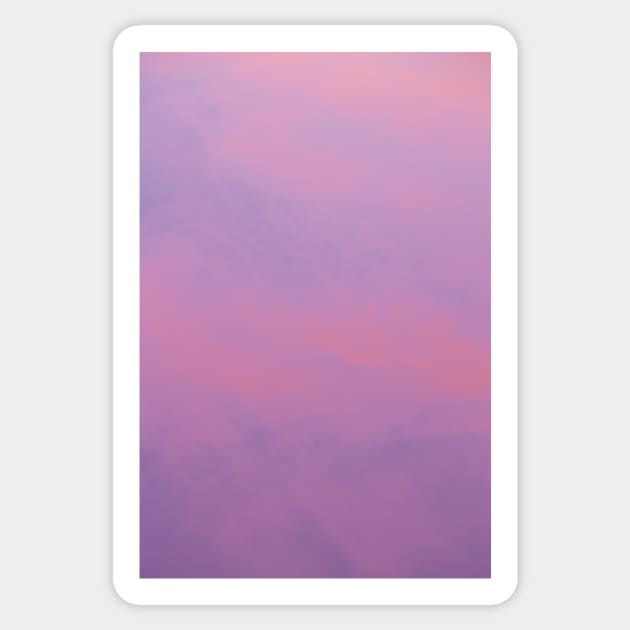 Purple & Pink Cotton Candy Sky Sticker by NewburyBoutique